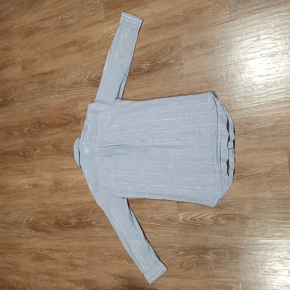 (XS) Victoria's Secret Metallic Long Sleeve Business Casual Lightweight Office - Picture 8 of 9